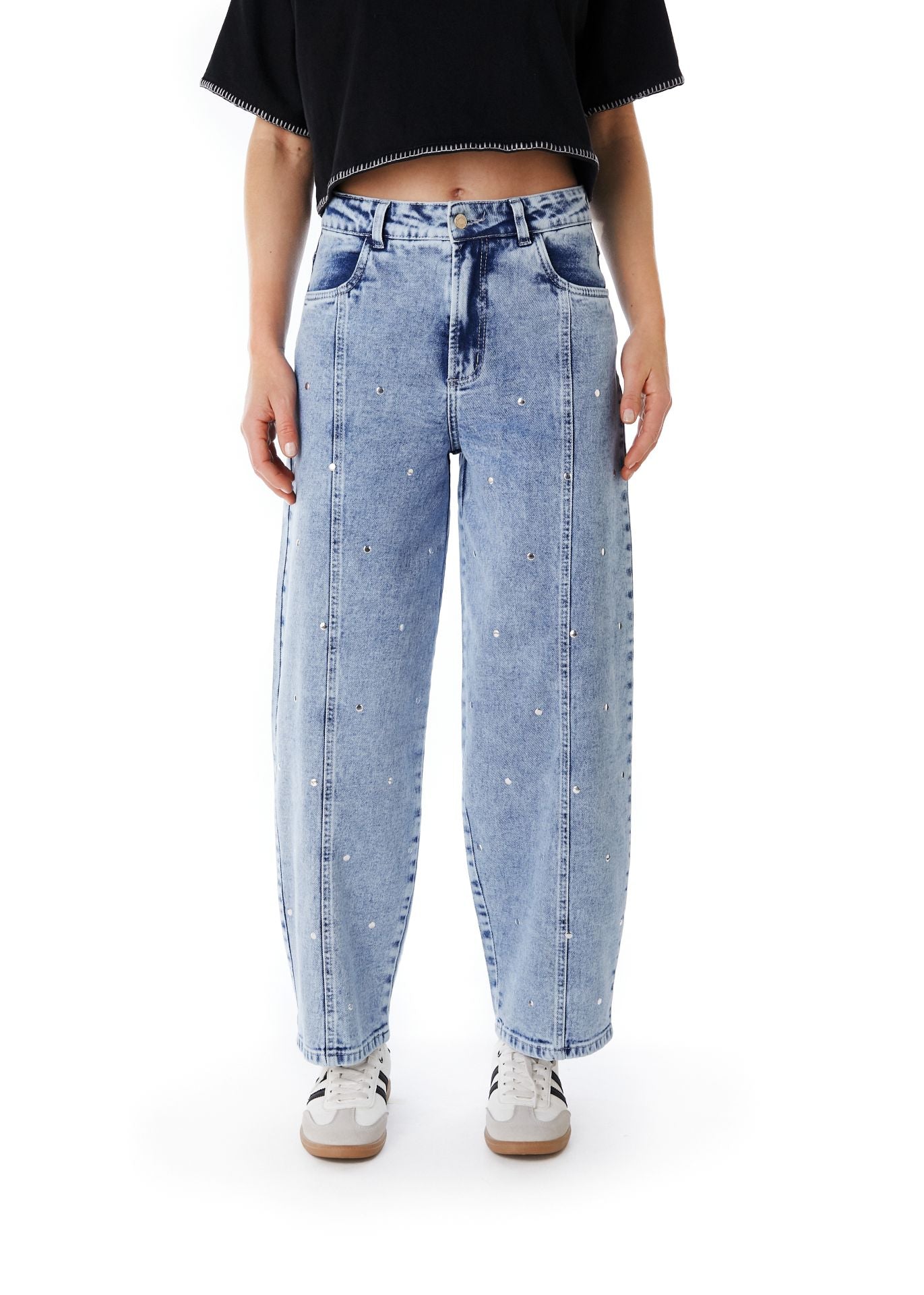 JEANS EINAR BALLOON STRASS AZUL LIGHT EFESIS