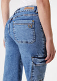 Jeans Naos Palazzo Cargo Azul Efesis