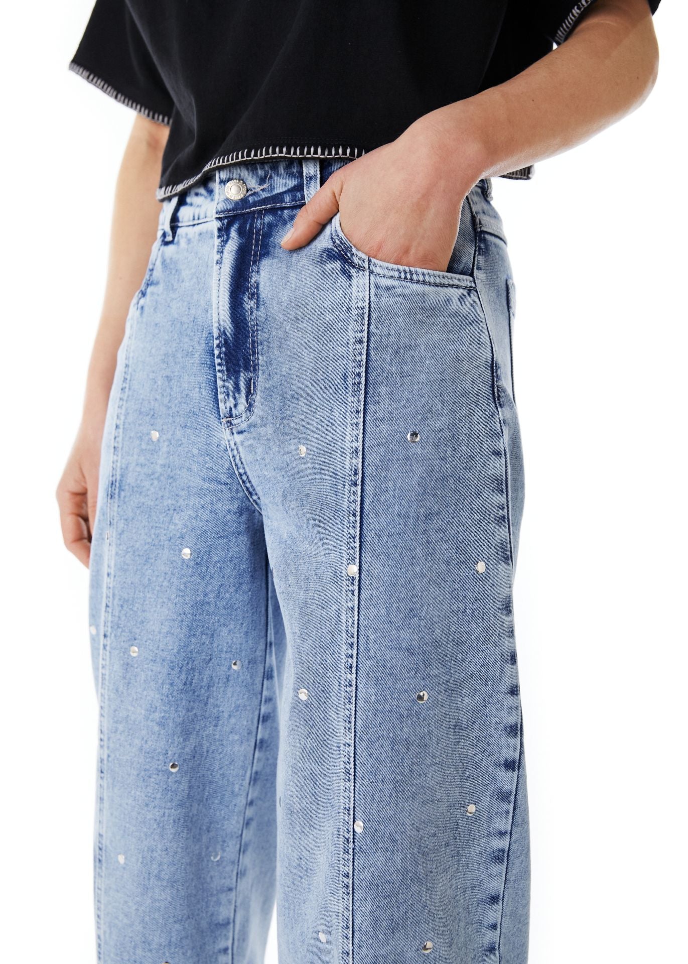 JEANS EINAR BALLOON STRASS AZUL LIGHT EFESIS