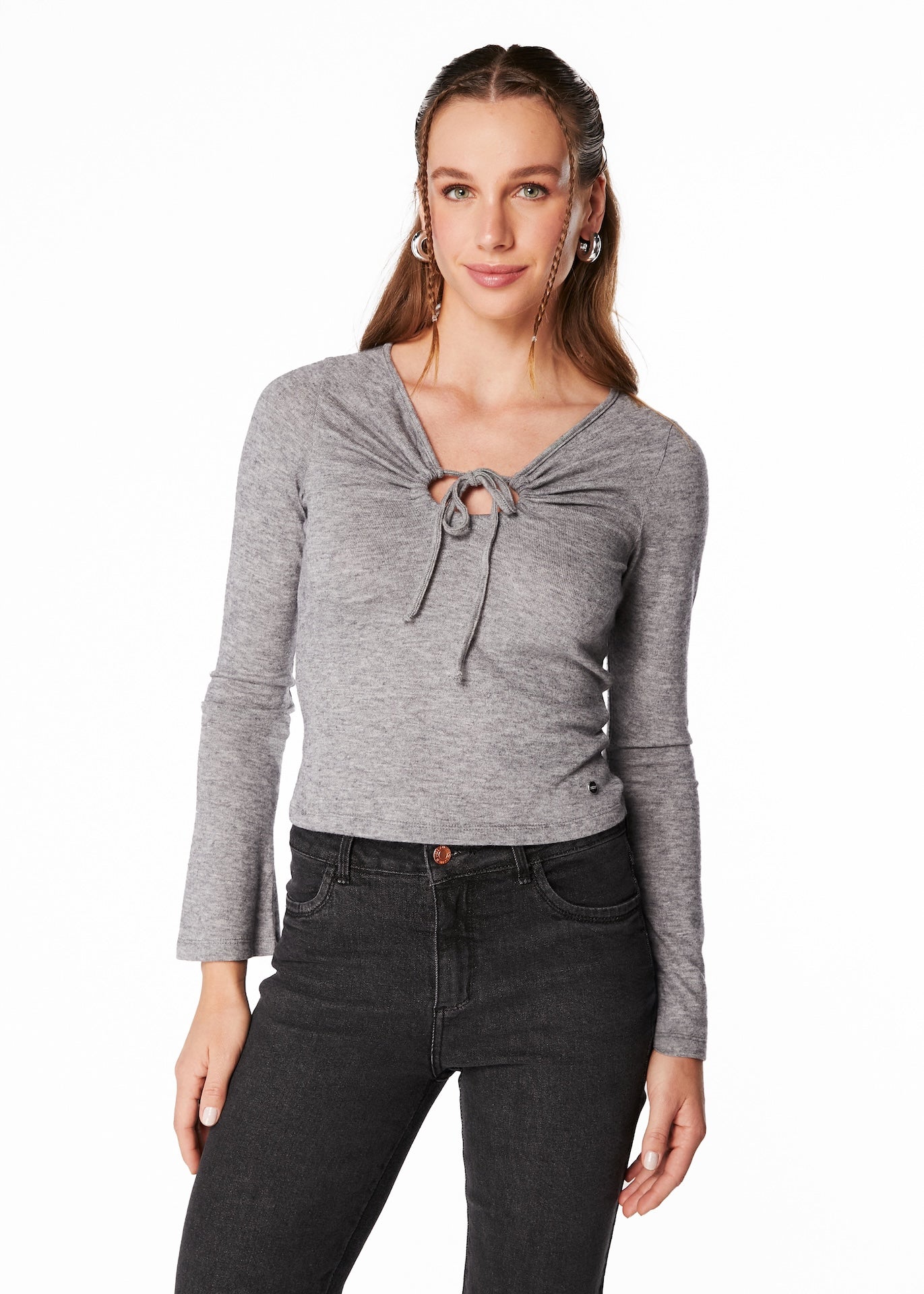 POLERA KAIO REGULAR AMARRA ESCOTE