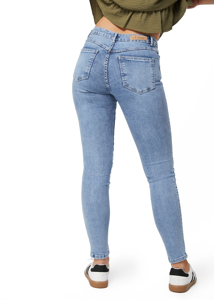 JEANS GIRONA SKINNY TIRO MEDIO BASICO