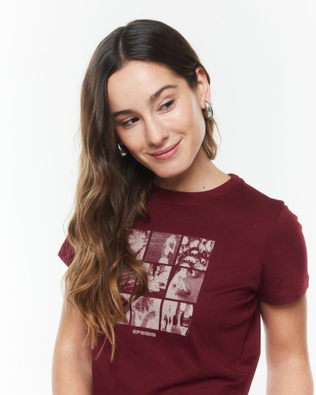 POLERA SHADA REGULAR AMARRA COSTADO BURDEO EFESIS