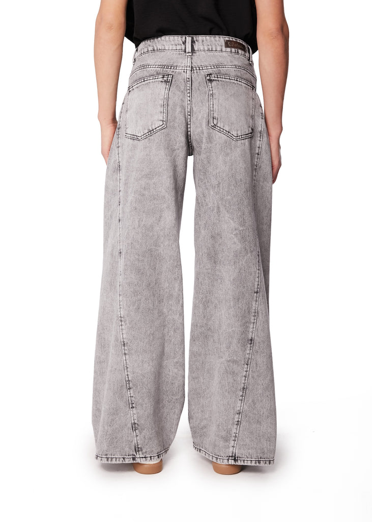 JEANS LEBLON PALAZZO TABLON EN COSTADO