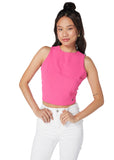 BLUSA OLI CROP CON AMARRA EN ESPALDA FUCSIA