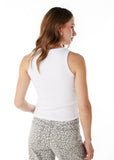 POLERA LAM TANK FIT GRAVILLADA BLANCO EFESIS