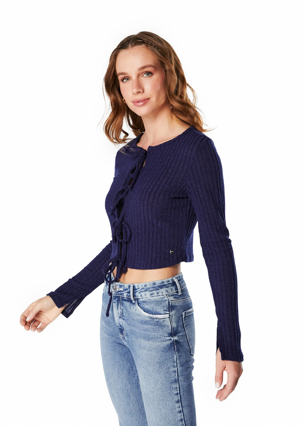 SWEATER EKI CROP AMARRAS