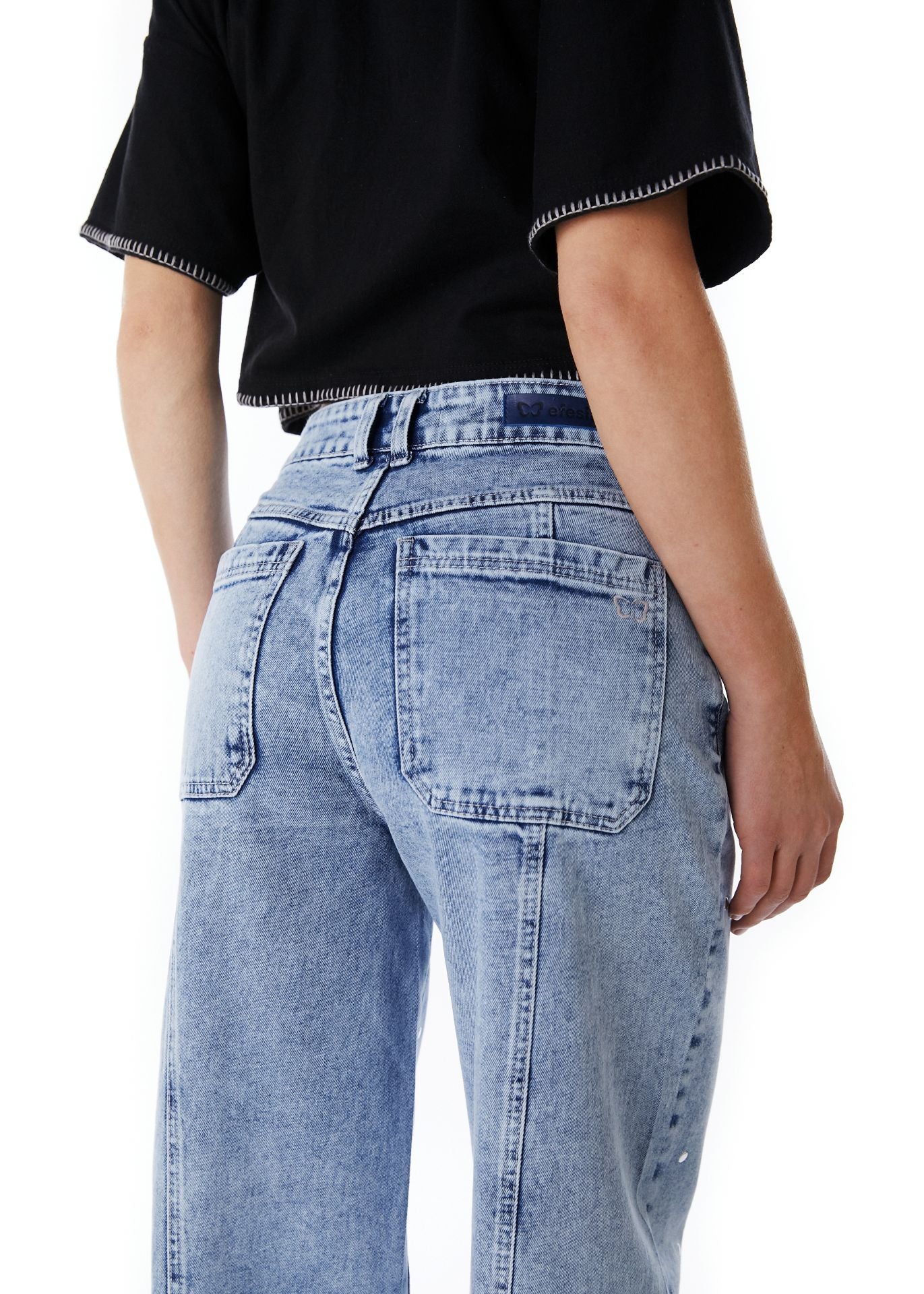 JEANS EINAR BALLOON STRASS AZUL LIGHT EFESIS