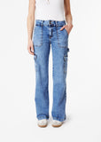 Jeans Naos Palazzo Cargo Azul Efesis