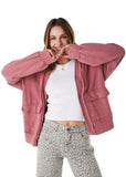 POLERON BILL OVERSIZE ABIERTO BOLSILLO CARGO BURDEO EFESIS