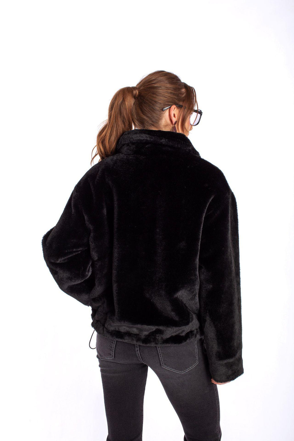 Chaqueta Zany Regular tipo Chiporro Negra Efesis