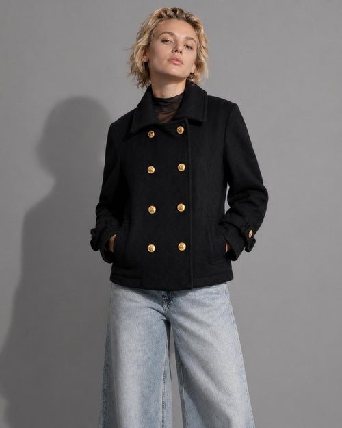 CHAQUETA DUSTIN REGULAR PAÑO NEGRO EFESIS