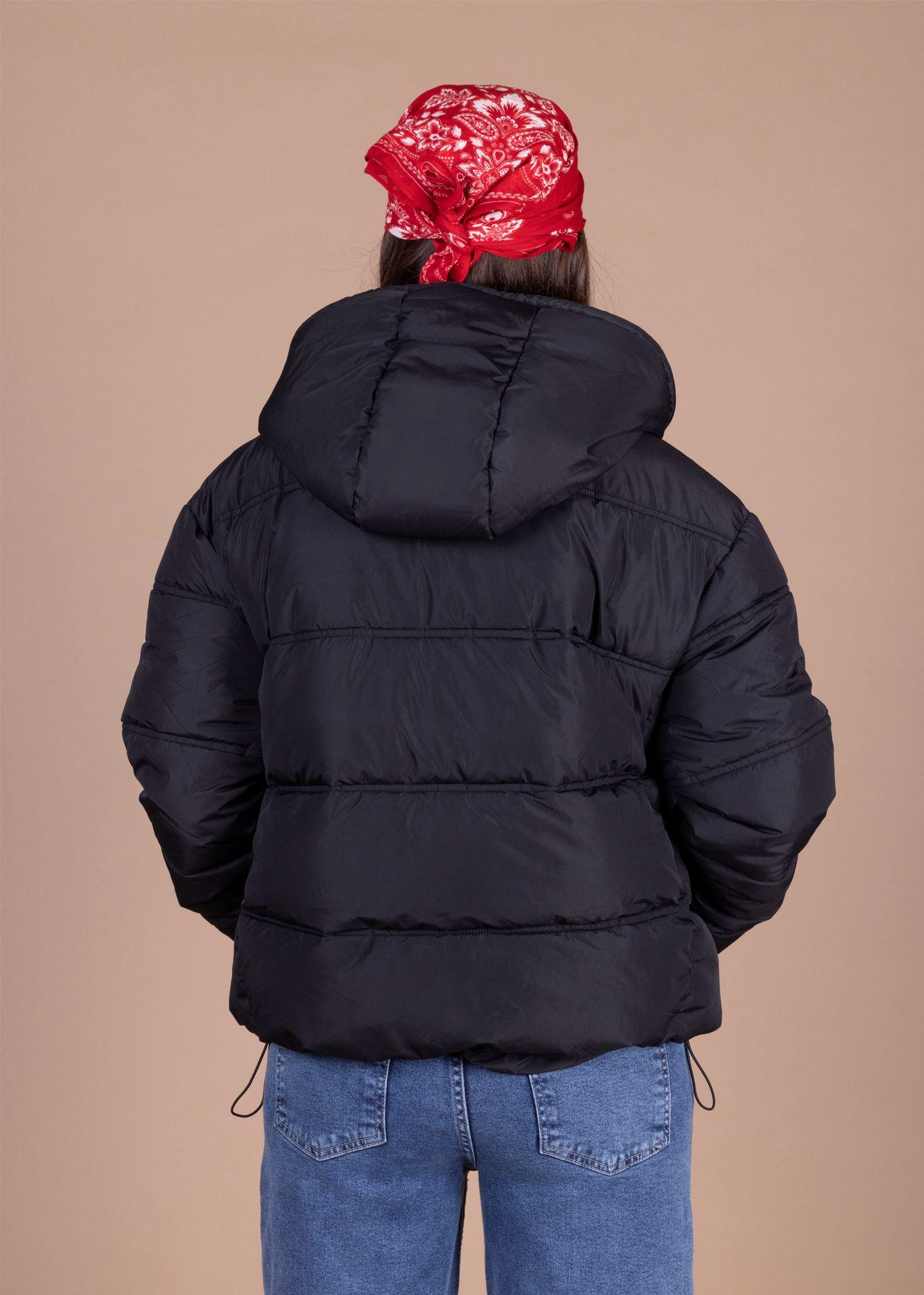 Parka Peka Regular Puffer Negro Efesis