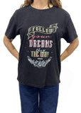 POLERA IKER REGULAR ESTAMPADA NEGRO EFESIS