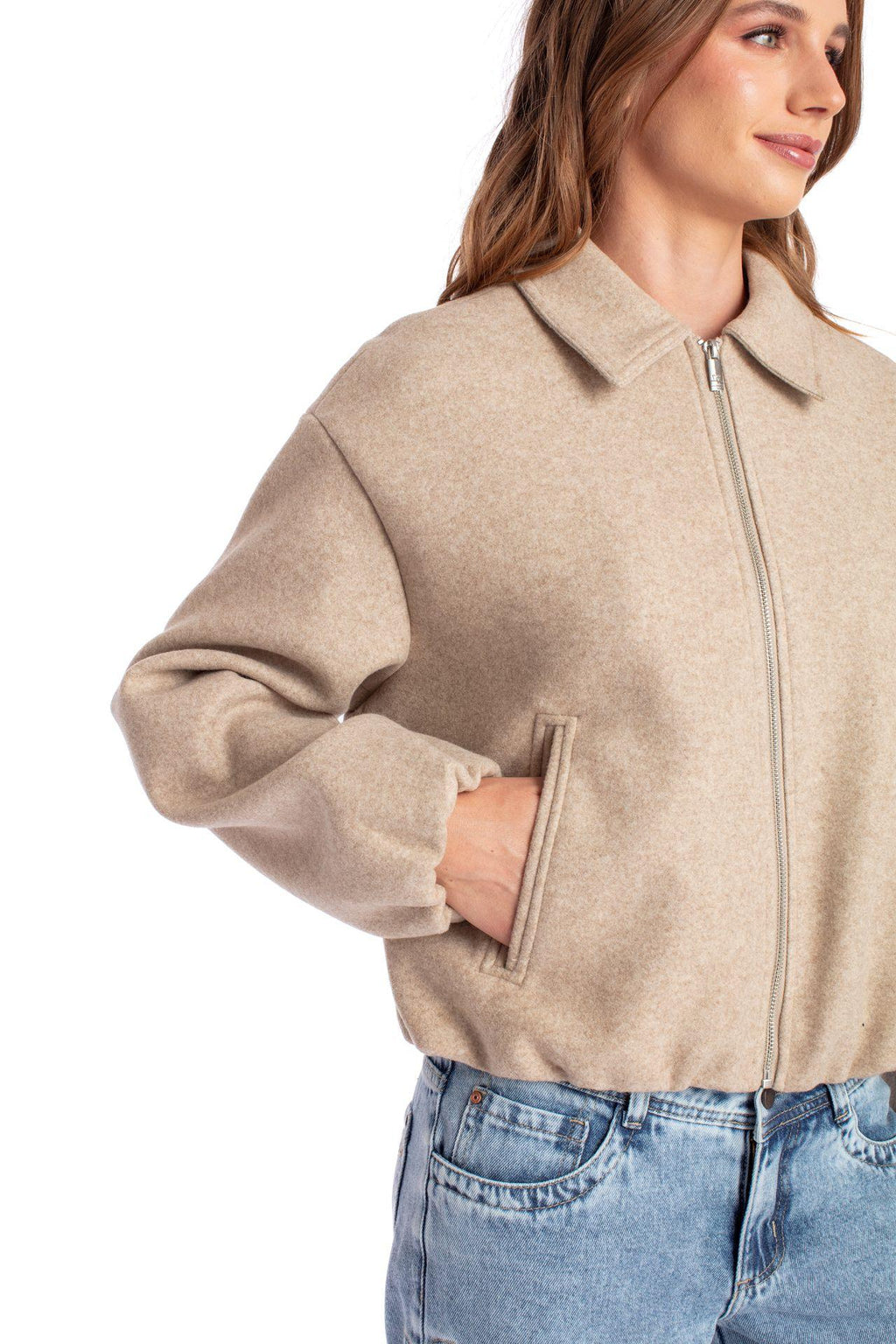 CHAQUETA SILLY REGULAR GLOBO CAFÉ EFESIS