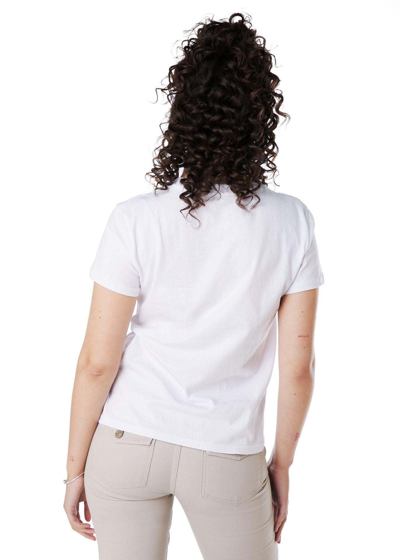 POLERA GIOVY REGULAR ESTAMPADO BLANCO EFESIS