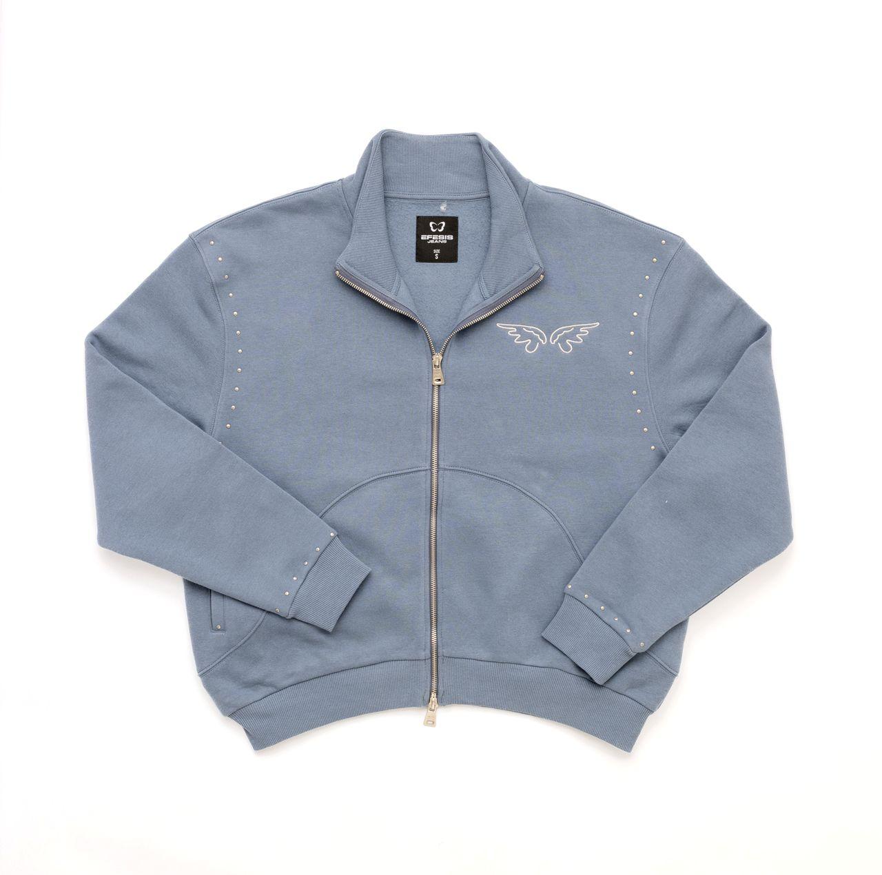 Polerón Oversize Tachas Azul Efesis
