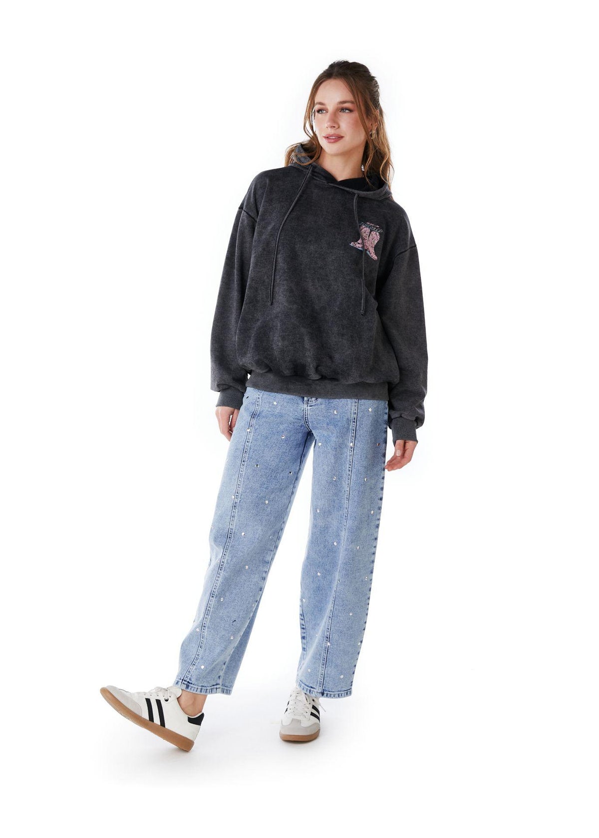 POLERÓN MARTI OVERSIZE C/ ESTAMPADO GRIS EFESIS