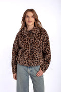 Chaqueta Zany Regular tipo Chiporro Animal Print Efesis