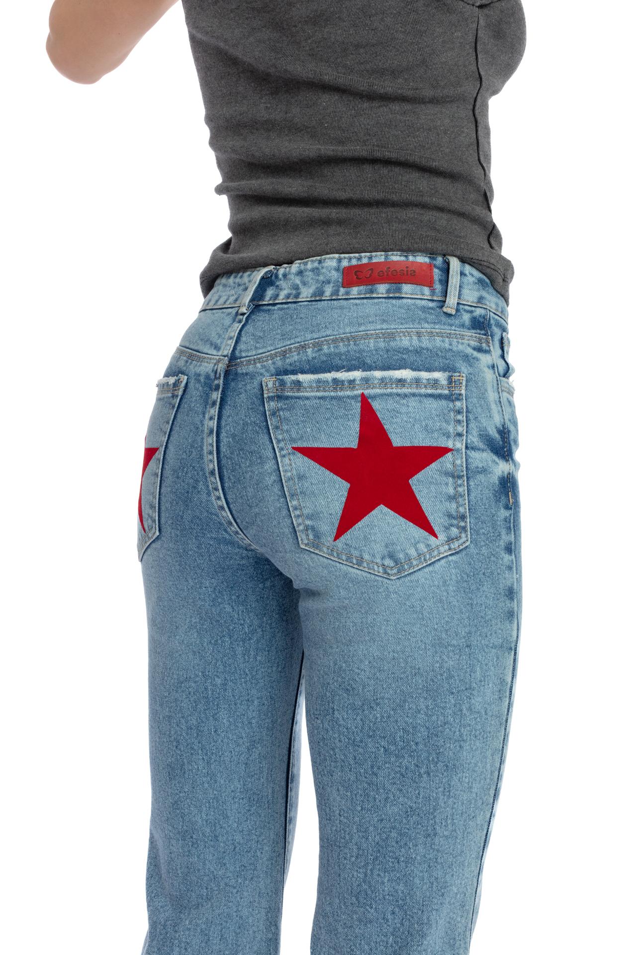 JEANS KENAI BLUE LIGHT FLARE ESTRELLAS BOLSILLOS EFESIS