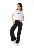 Jeans Piragi Palazzo Hilo Contrato y Bolsillo Incrustado Negro Efesis