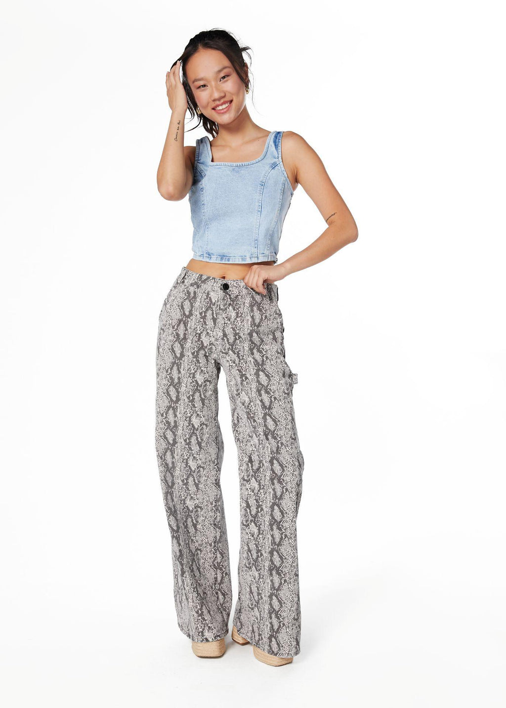 Pantalòn Pity Palazzo Animal Print Efesis