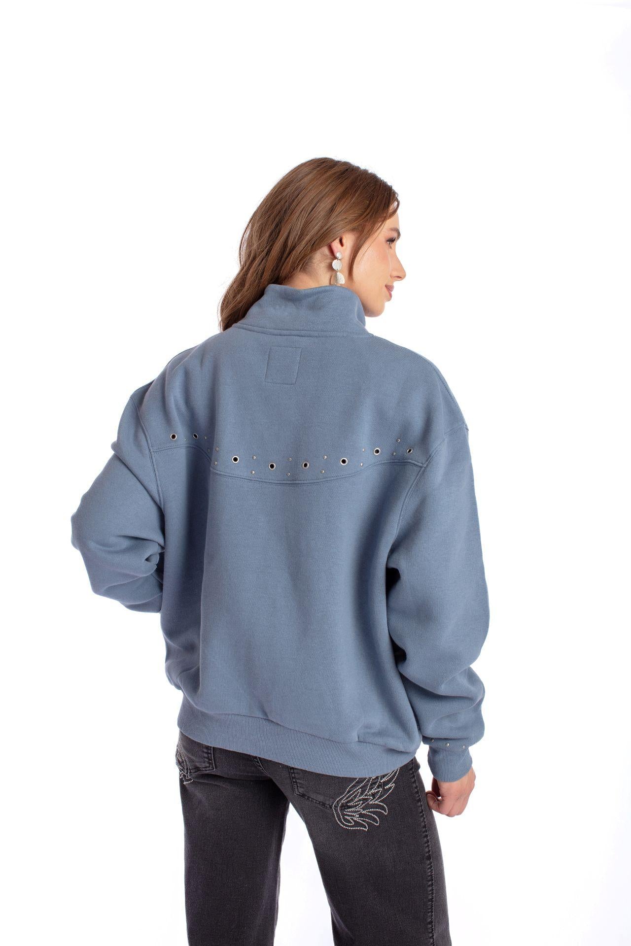 Polerón Oversize Tachas Azul Efesis